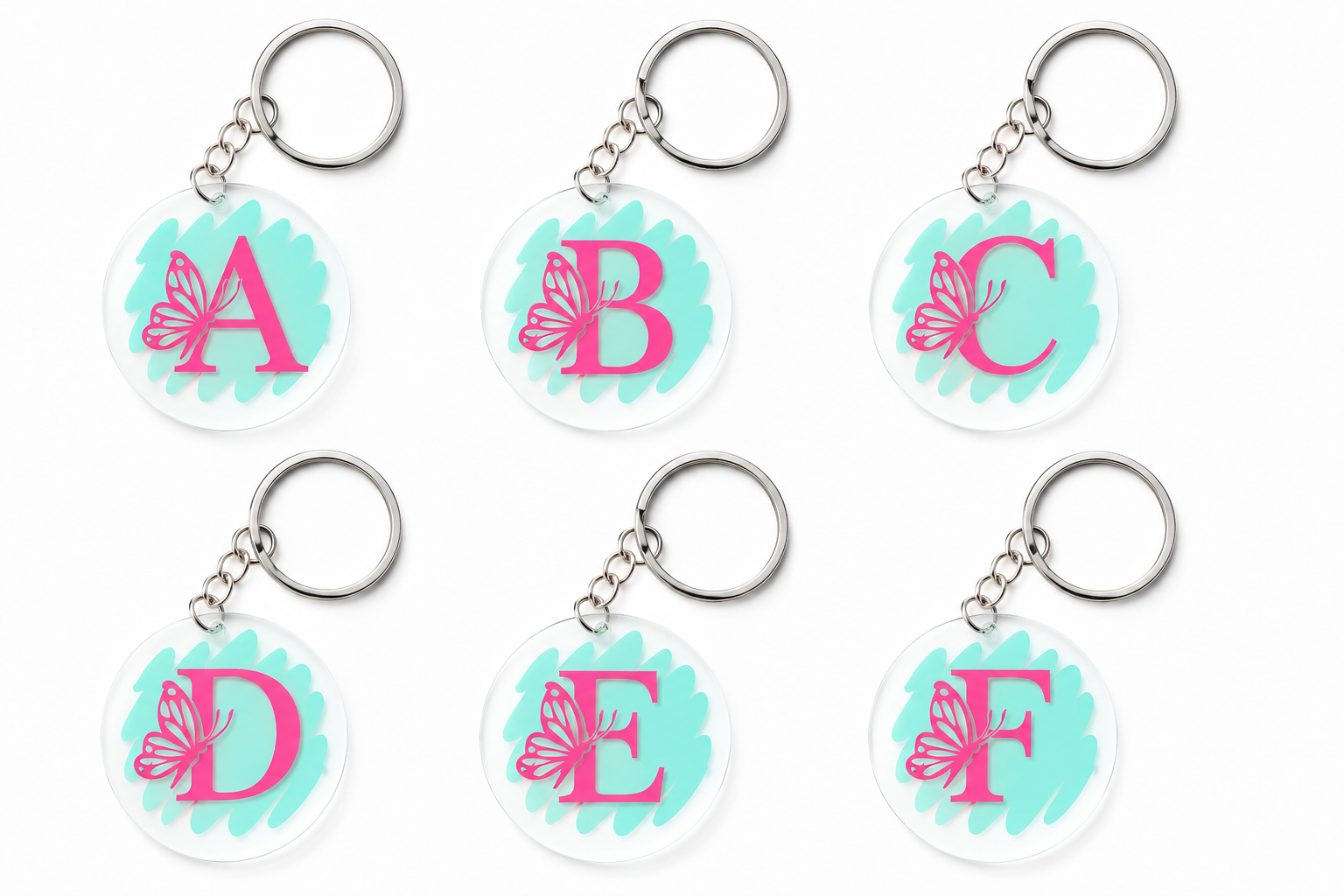 Custom Letter Keychains