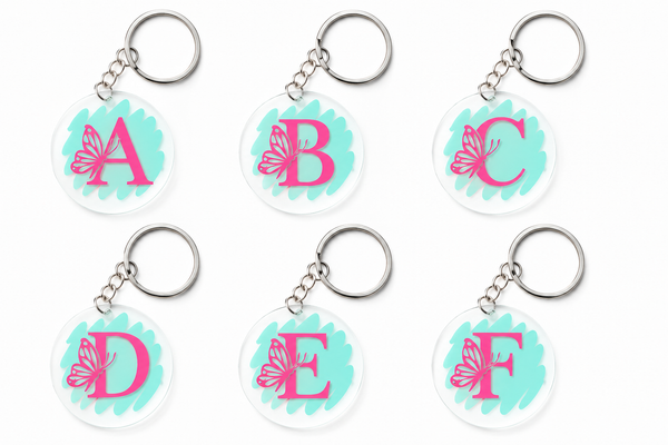 Custom Letter Keychains